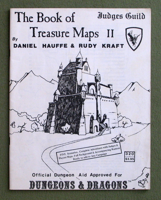 Book of Treasure Maps II (Judges Guild Dungeons & Dragons) PLAY COPY
