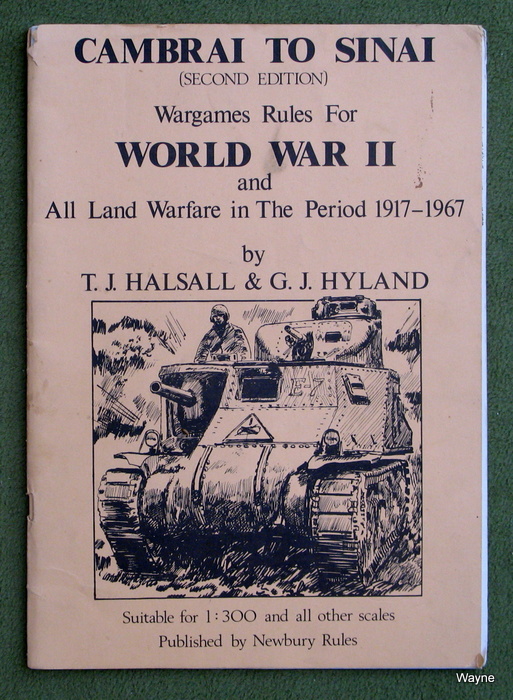 Image for Cambrai to Sinai: Wargame Rules for World War II and All Land Warfare in The Period 1917-1967