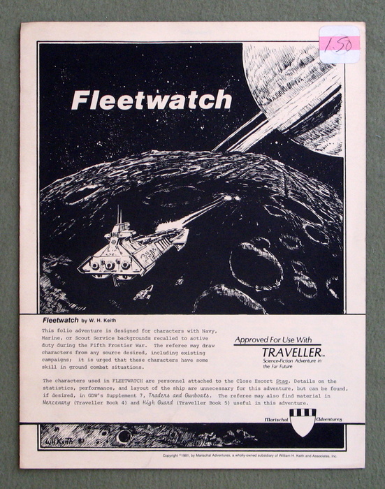 Image for Fleetwatch (Traveller: Marischal Adventures)