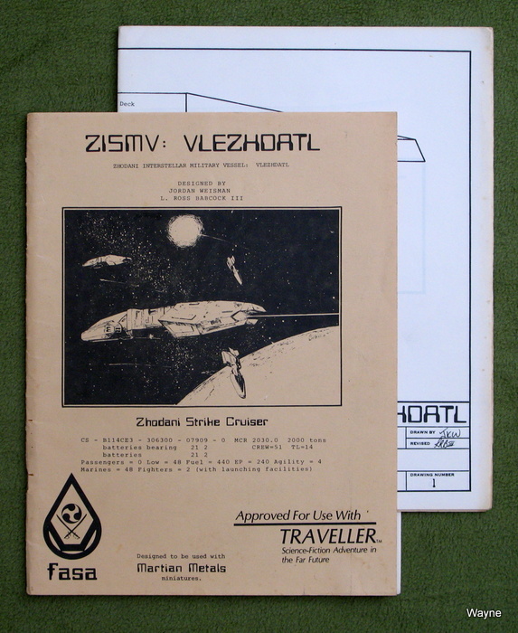 Image for ZISMV: Vlezhdatl (Traveller: Zhodani Strike Cruiser Deckplans)
