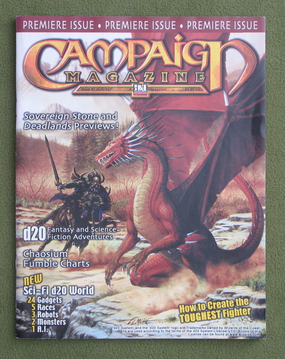 Image for Campaign Magazine, Issue 1: A d20 System Magazine (Premiere Issue)
