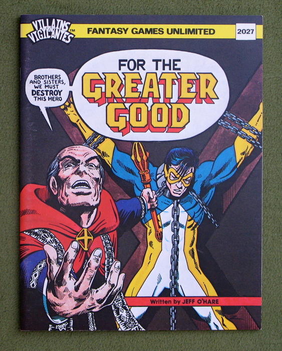 Image for For the Greater Good (Villains and Vigilantes) - PLAY COPY