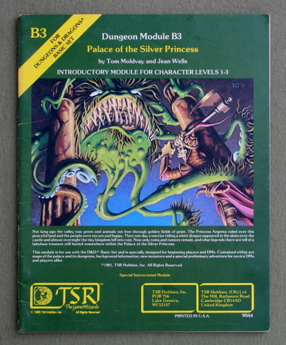 Image for Palace of the Silver Princess (Dungeons & Dragons Module B3)