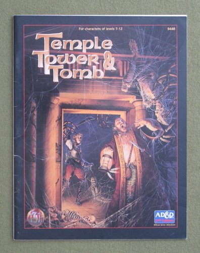 Image for Temple, Tower, and Tomb (Advanced Dungeons & Dragons, 2nd Edition)