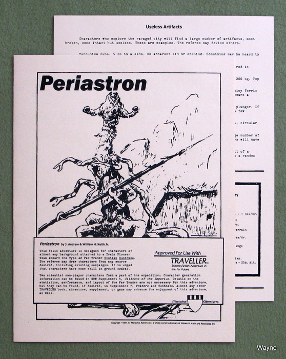 Image for Periastron (Traveller: Marischal Adventures)