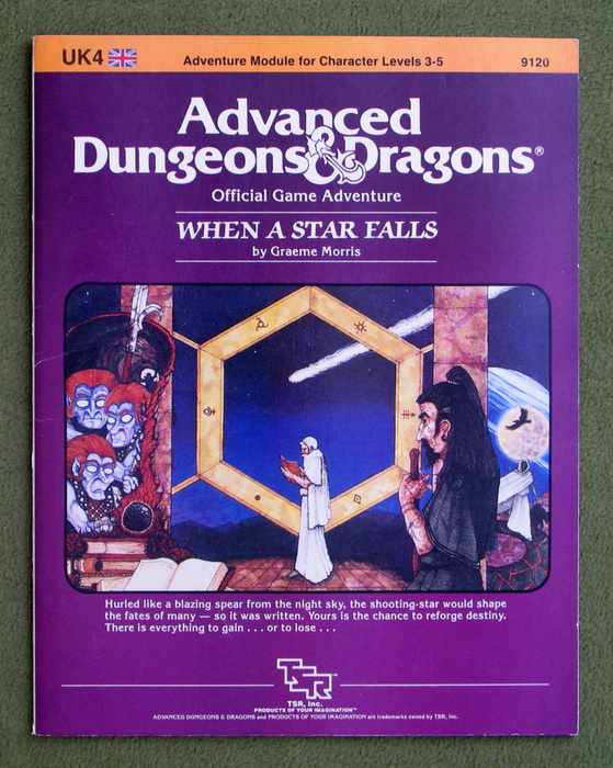 Image for When a Star Falls (Advanced Dungeons & Dragons module UK4)
