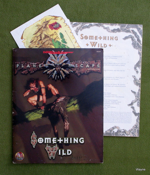 Image for Something Wild (Planescape) - INCOMPLETE