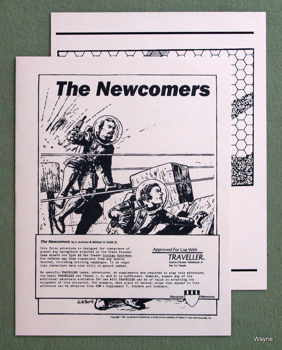 Image for The Newcomers (Traveller: Marischal Adventures)