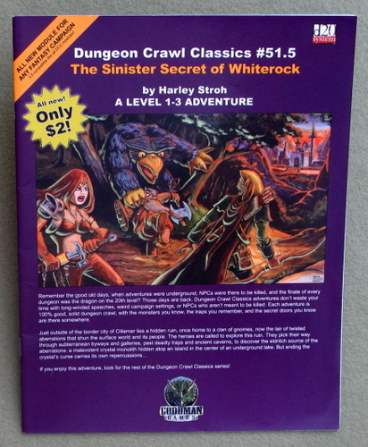 Image for Dungeon Crawl Classics #51.5: The Sinister Secret of Whiterock - PLAY COPY