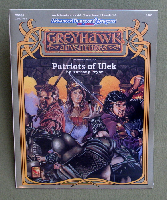 Image for Patriots of Ulek (Advanced Dungeons & Dragons / Greyhawk Module WGQ1)