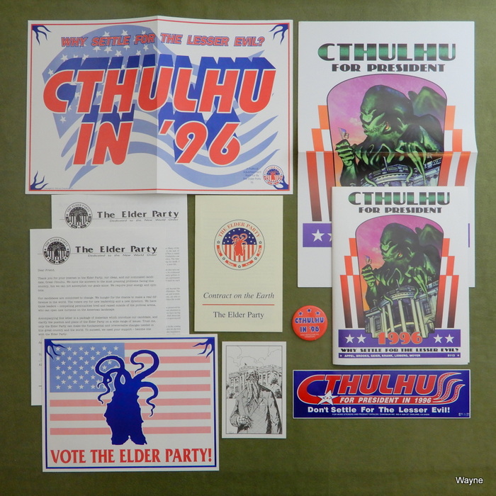 Image for Cthulhu for President 1996: Why Settle for the Lesser Evil?