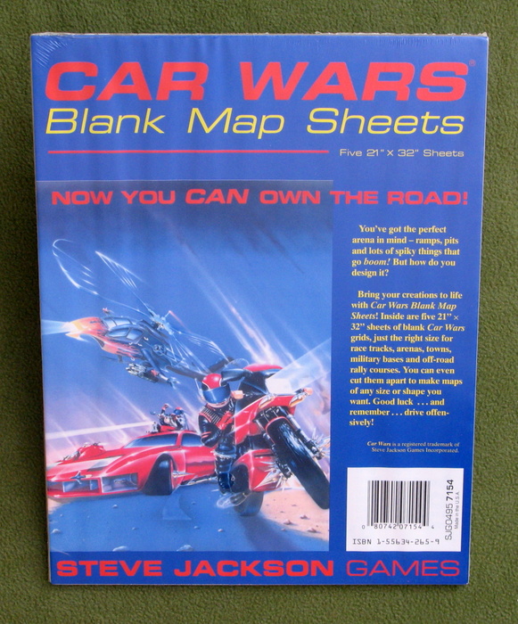 Image for Car Wars Blank Map Sheets