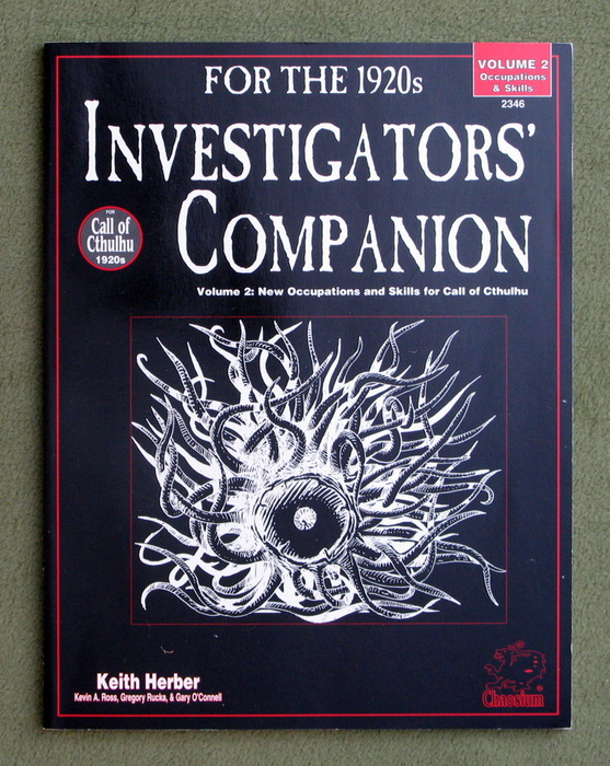Image for Investigators' Companion, Vol. 2: Occupations & Skills for Call of Cthulhu 1920s
