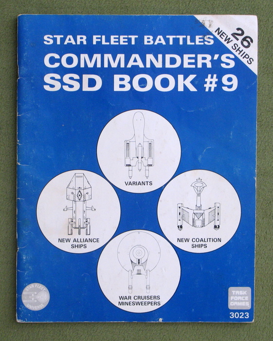 Image for Star Fleet Battles Commander's SSD Book #9 - PLAY COPY