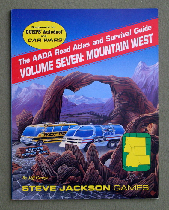 Image for The AADA Road Atlas and Survival Guide, Volume Seven: Mountain West (GURPS Autoduel/Car Wars)