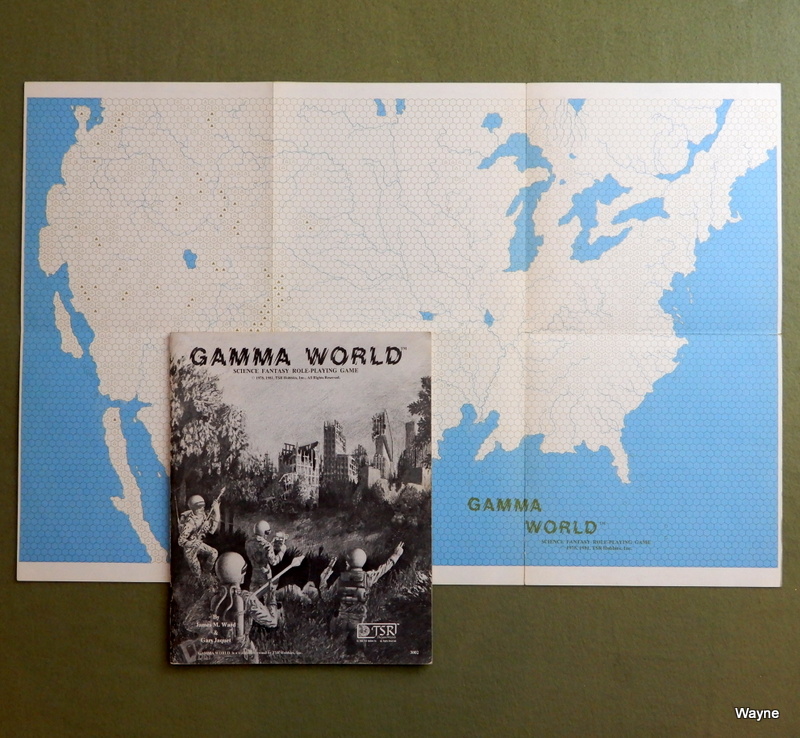 Gamma World: Science Fantasy Role-Playing Game (1st Edition Rulebook) + Map Image for Gamma World: Science Fantasy Role-Playing Game (1st Edition Rulebook) + Map