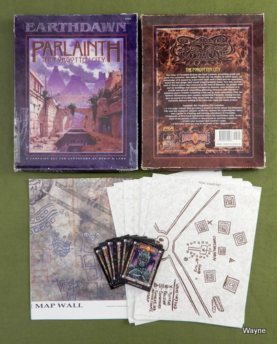 Image for Parlainth: The Forgotten City (Earthdawn) - PARTS SET