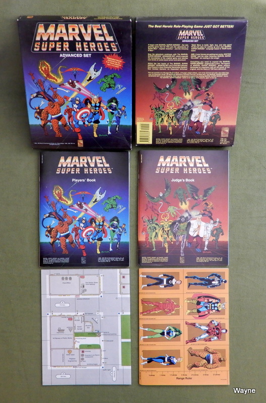Image for Marvel Super Heroes: Advanced Set - RARE 1992 PRINTING