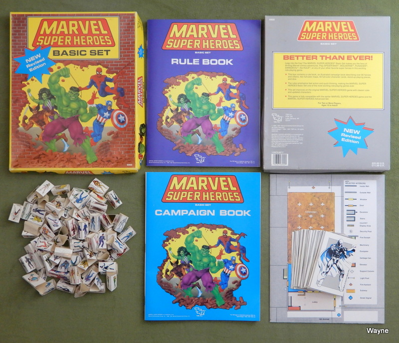 Image for Marvel Super Heroes: Basic Set (Revised Edition) - PLAY SET