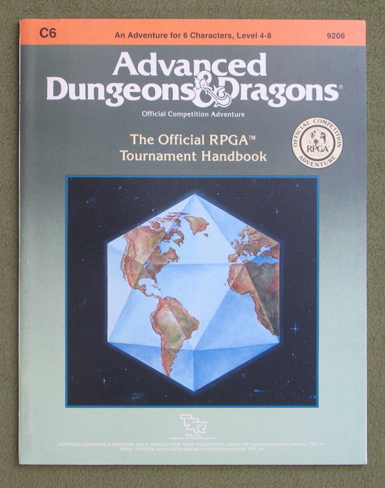 Image for Official RPGA Tournament Handbook (Advanced Dungeons and Dragons module C6)