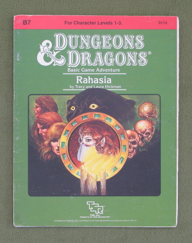 Image for Rahasia (D&D module B7) - PLAY COPY