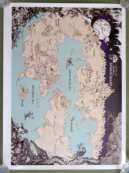 Image for Portion of Earth's Dreamlands poster (Call of Cthulhu)