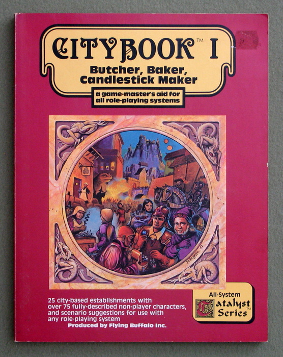 Image for Citybook, Vol. 1: Butcher, Baker, Candlestick Maker (A Game-Master's Aid for All Role-Playing Systems) - COLLECTION OF LENARD LAKOFKA