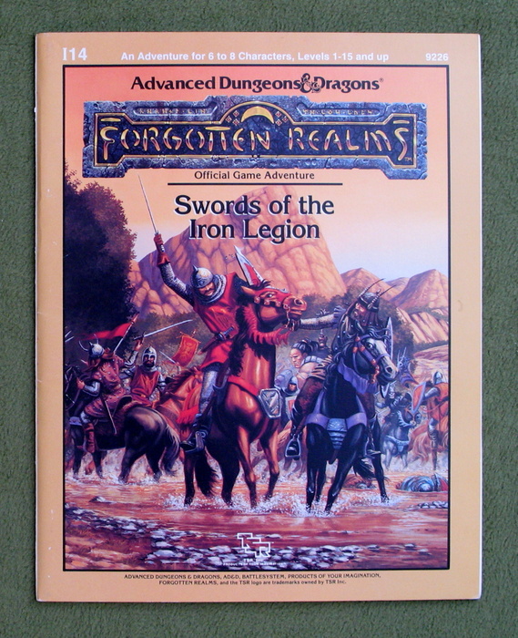 Image for Swords of the Iron Legion: Module I14 (Advanced Dungeons & Dragons Battlesystem Adventure Anthology)