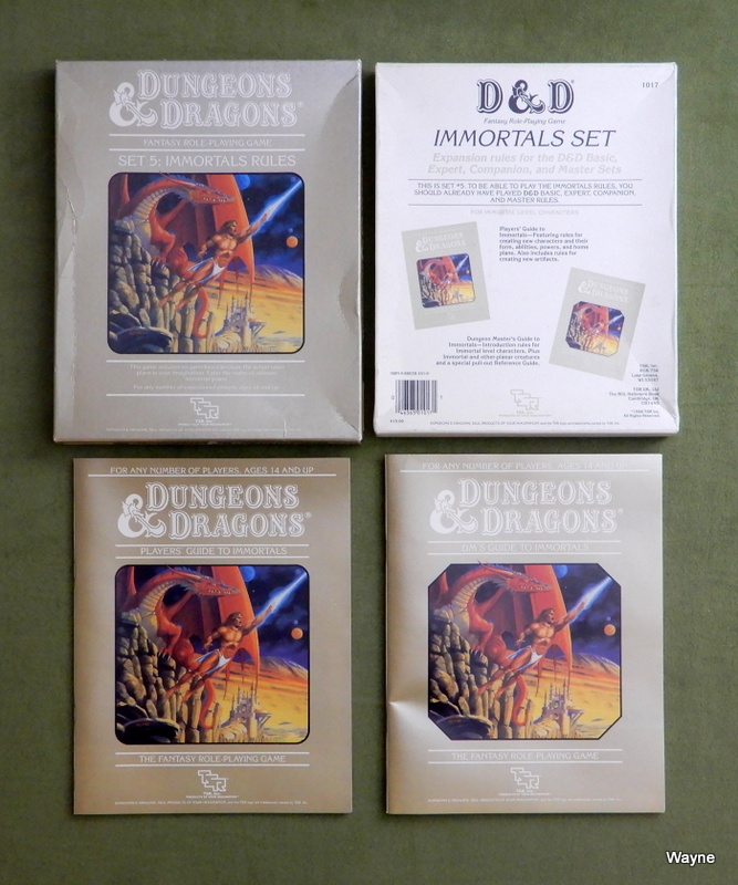 Image for Dungeon and Dragons Fantasy, Set 5: Immortals Rules