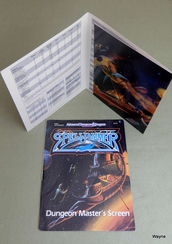 Image for Dungeon Master's Screen (Advanced Dungeons & Dragons/Spelljammer, SJR3 Accessory) - NO SHIP FIGURES