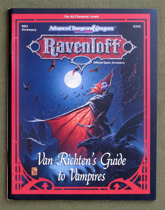 Image for Van Richten's Guide to Vampires (Advanced Dungeons & Dragons: Ravenloft Accessory RR3)