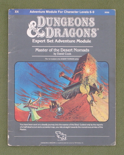 Image for Master of the Desert Nomads (Dungeons & Dragons module X4)