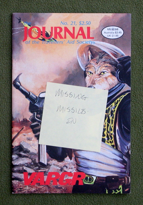 Image for Journal of the Travellers' Aid Society, Issue 21 - MISSING MISSILES IN INSERT