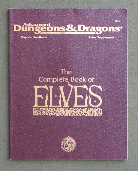 Image for The Complete Book of Elves (Advanced Dungeons & Dragons, Player's Handbook Rules Supplement PHBR8)