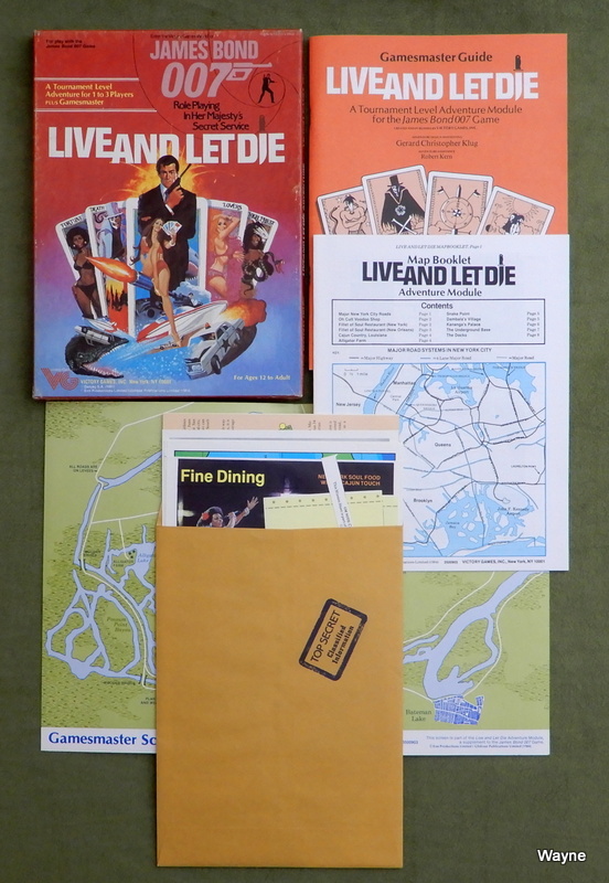 Image for Live and Let Die (James Bond 007 RPG)