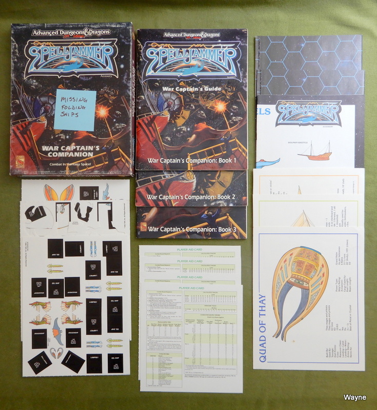 Image for War Captain's Companion (AD&D: Spelljammer) - MISSING FOLDING SHIPS