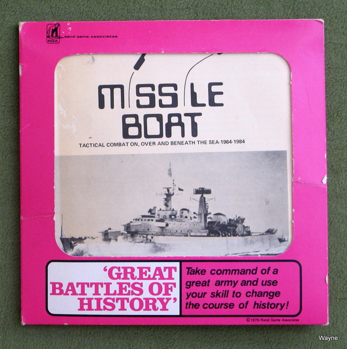 Image for Missile Boat: Game of Tactical Combat On, Over, and Beneath the Sea, 1964 - 1984