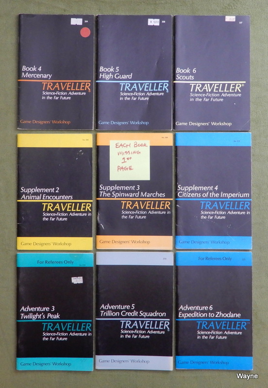 Image for Traveller 9-Book Lot - EACH IS MISSING TITLE PAGE