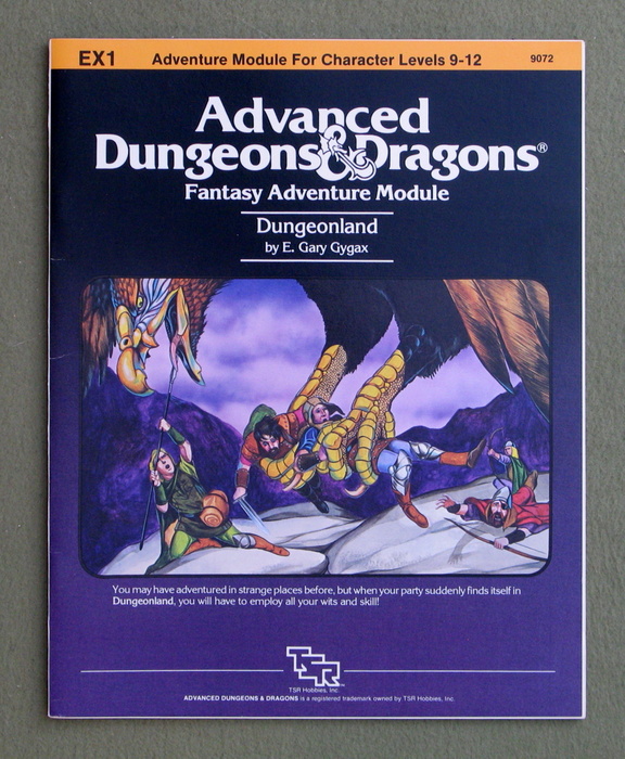 Image for Dungeonland (Advanced Dungeons & Dragons Module EX1)