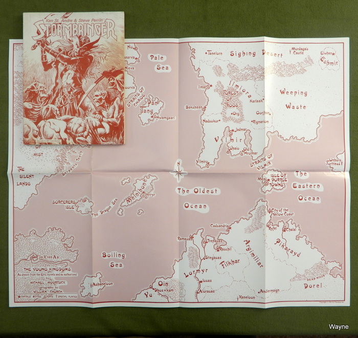 Image for Stormbringer: Elric RPG (1st Edition) - BOOK + MAP