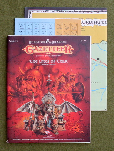 Image for The Orcs of Thar (Dungeons & Dragons Gazetteer GAZ 10)