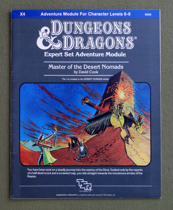 Image for Master of the Desert Nomads (Dungeons & Dragons module X4)