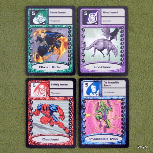 Image for RARE PROMO CARDS (4): Marvel Super Heroes Adventure Game