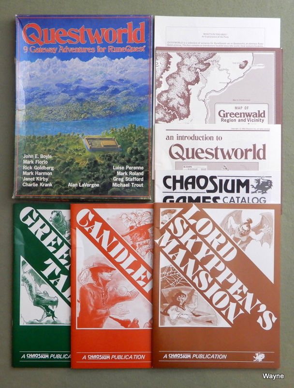 Questworld: 9 Gateway Adventures for Runequest Image for Questworld: 9 Gateway Adventures for Runequest