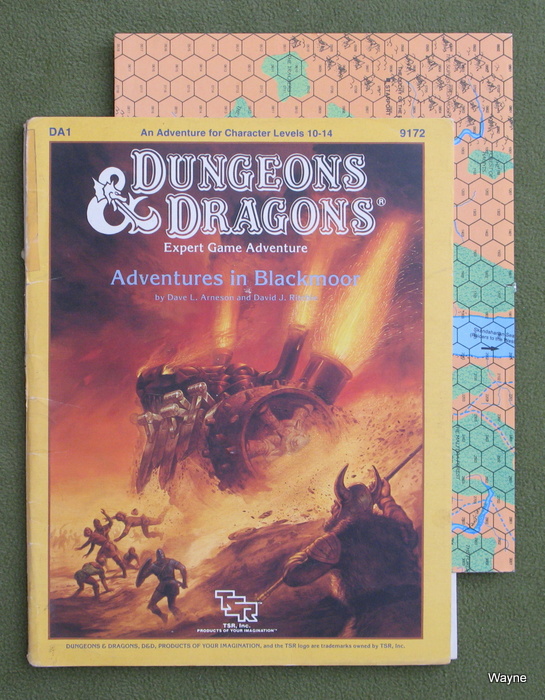 Image for Adventures in Blackmoor (Dungeons & Dragons Module DA1) - PLAY COPY