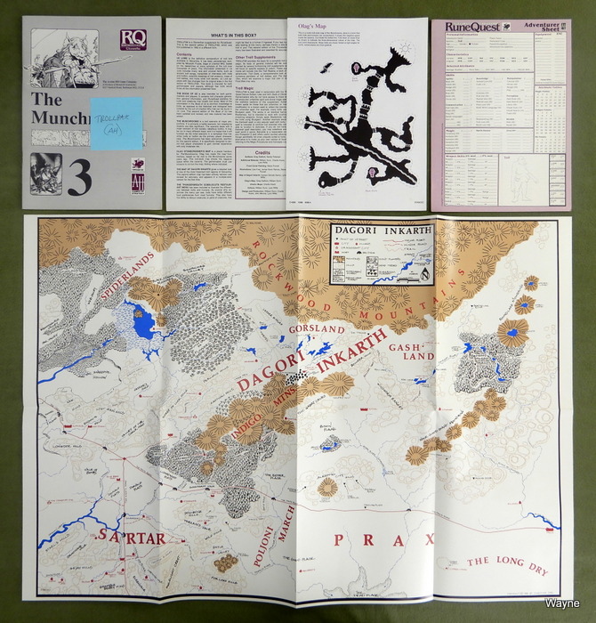 Image for Trollpak (Runequest RPG) - PARTS SET