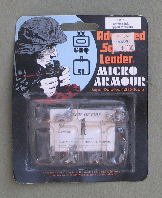 Image for German Infantry Support Weapons - Advanced Squad Leader: Micro Armour (1:285 Scale)