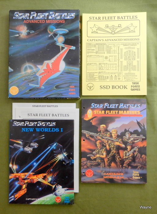 Image for Star Fleet Battles PARTS Lot: Captain's Advanced & SF Marines, New Worlds