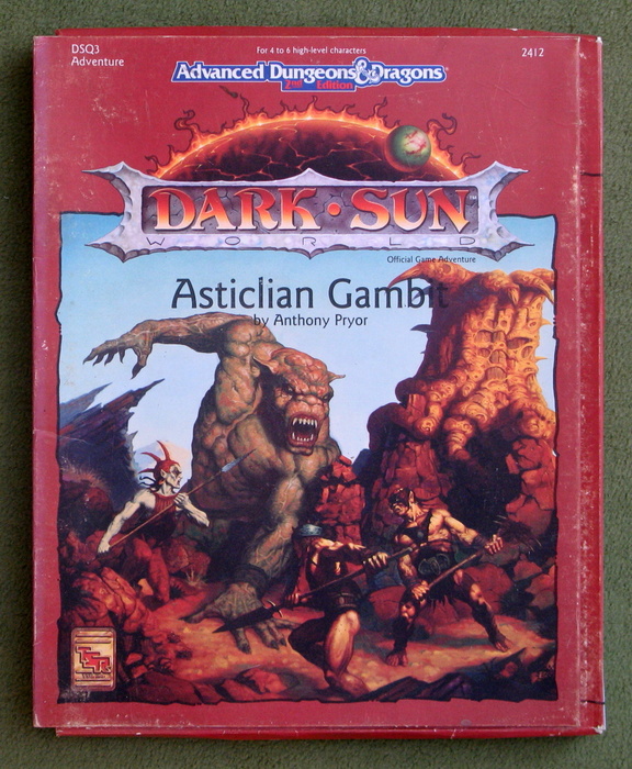 Image for Asticlian Gambit (Advanced Dungeons & Dragons: Dark Sun Adventure DSQ3) - PLAY SET