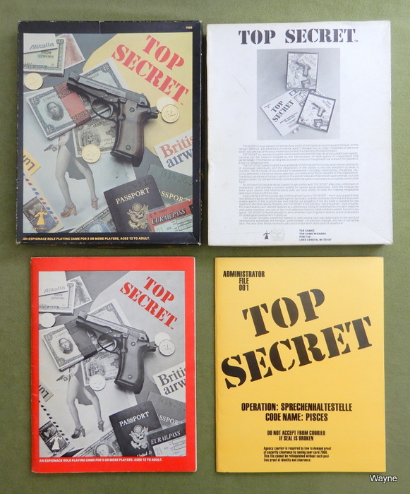 Image for Top Secret: Espionage RPG (1st Edition, 1st Print)